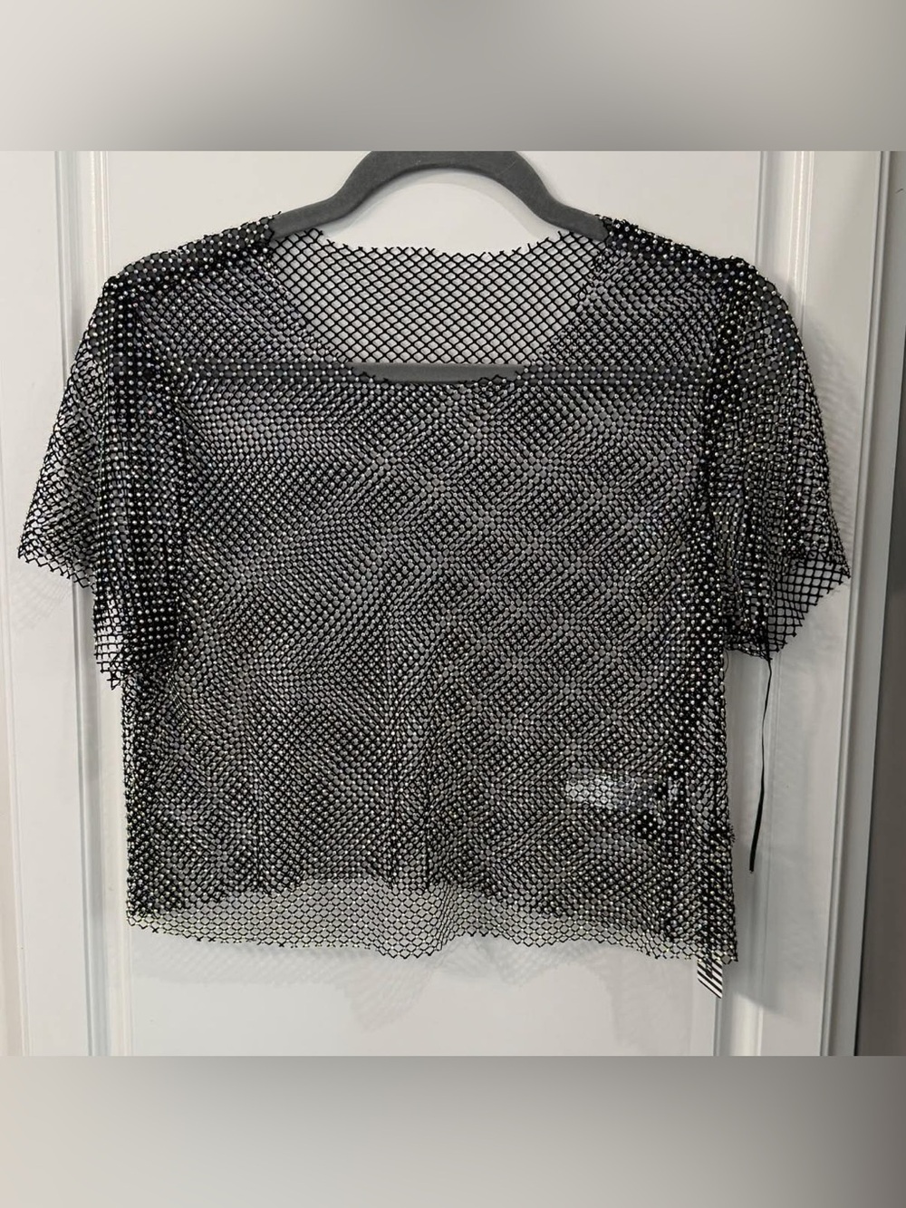 NEW! Haute Monde Embellished Cropped Top